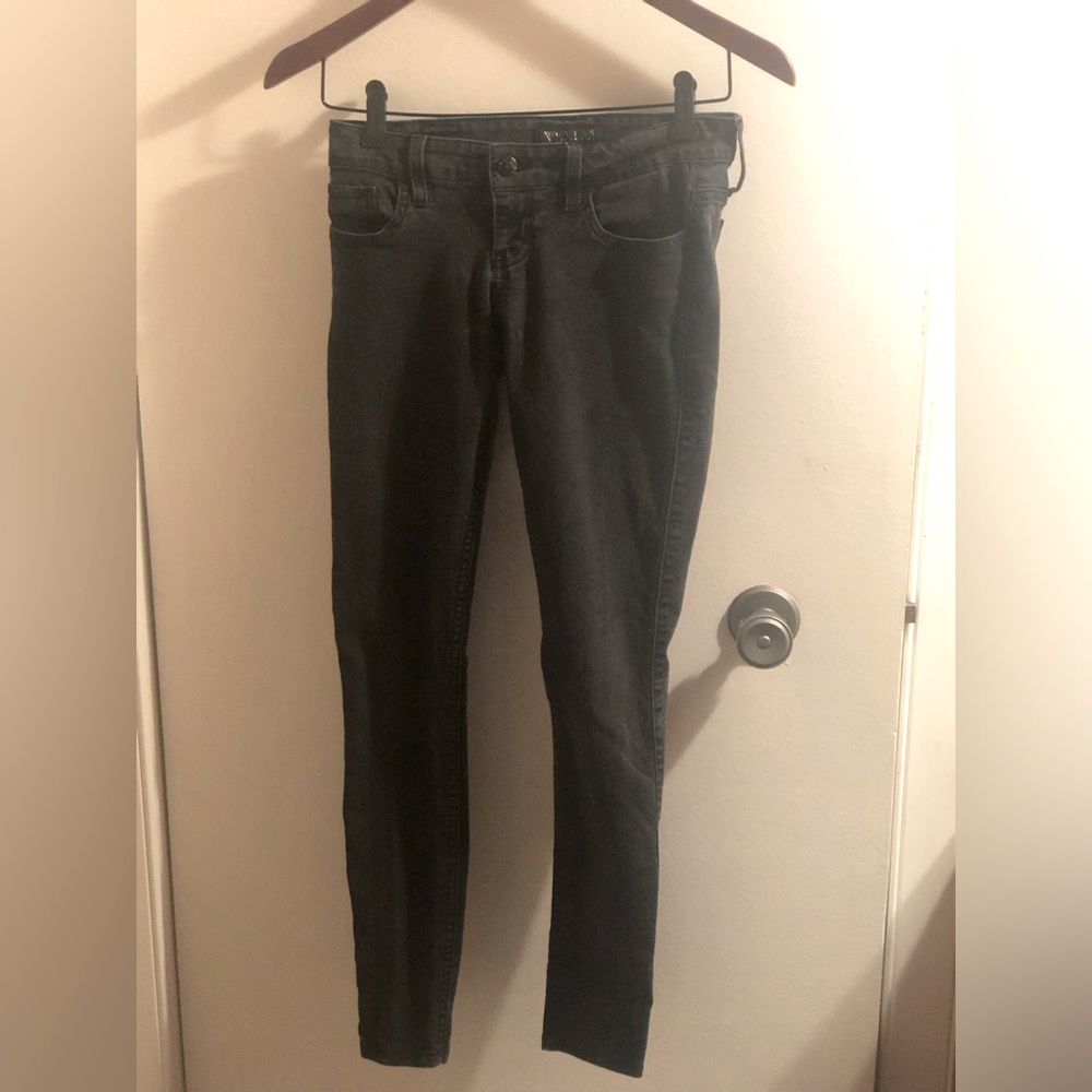 Size 25 Guess black Power Skinny jeans .. in excellent used condition